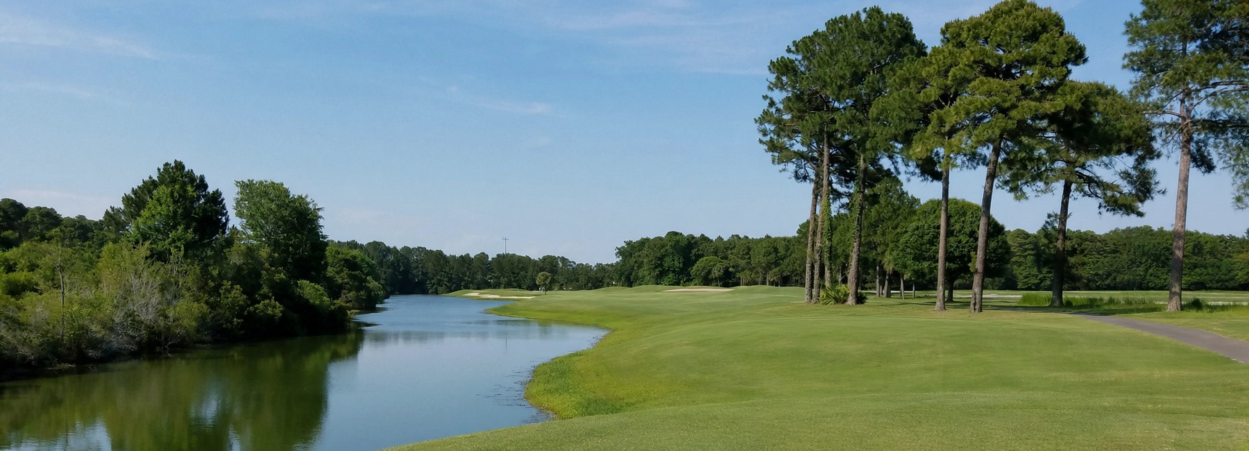 Golf course in Bluffton near Hilton Head Island