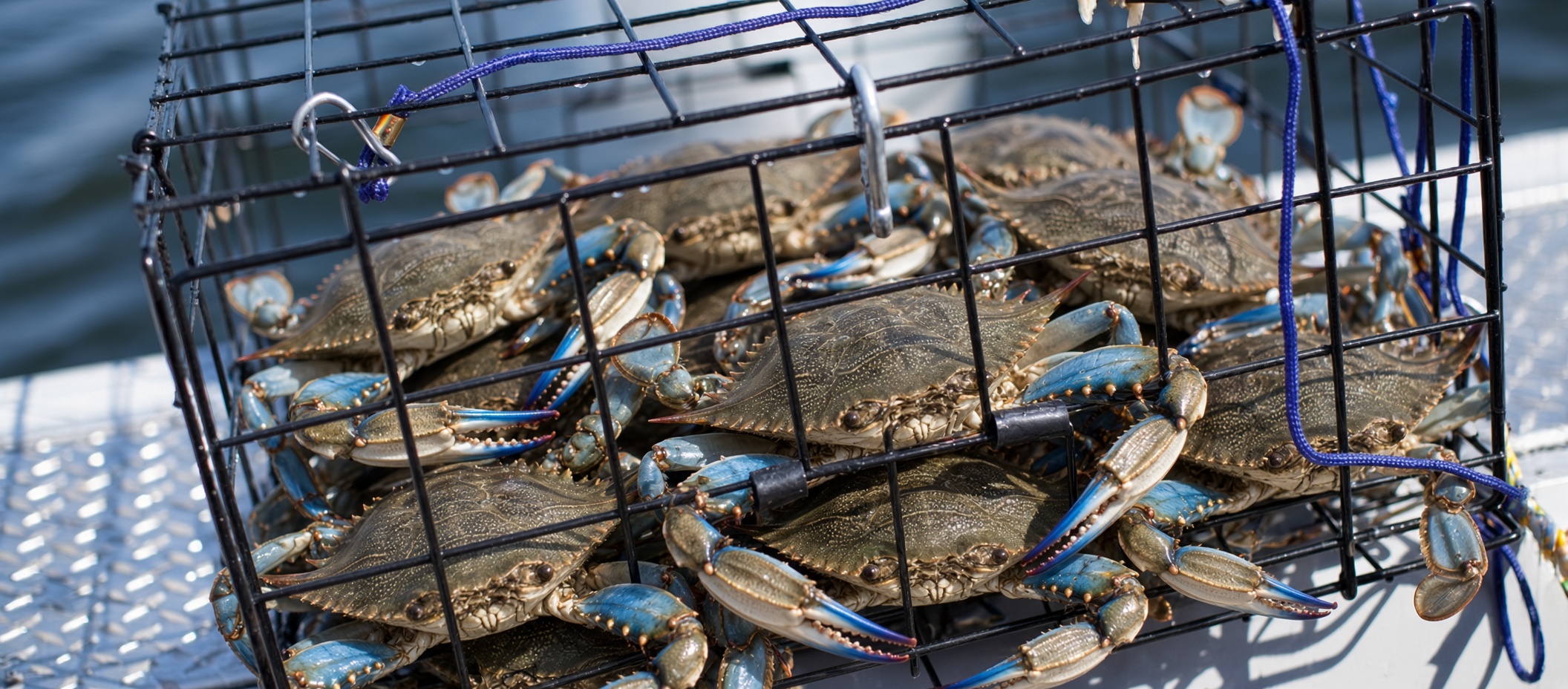 Family crabbing on Hilton Head Island