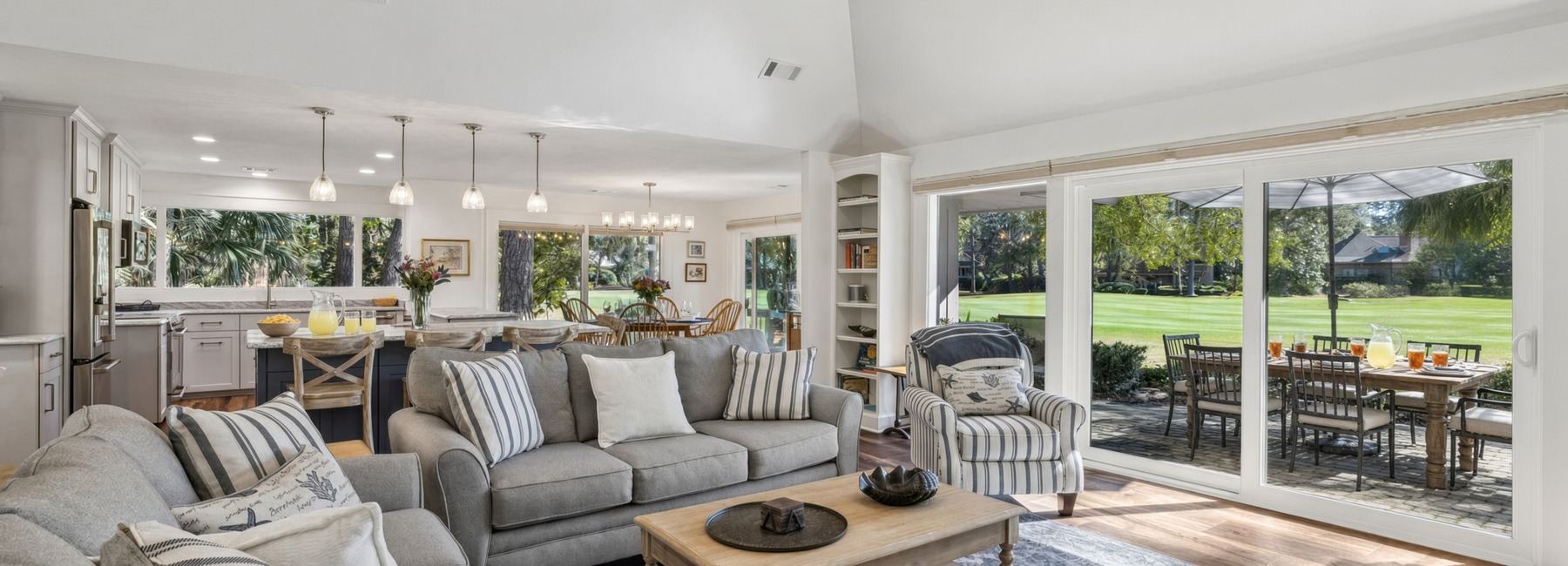 Interior of a Hilton Head vacation rental for a golf getaway