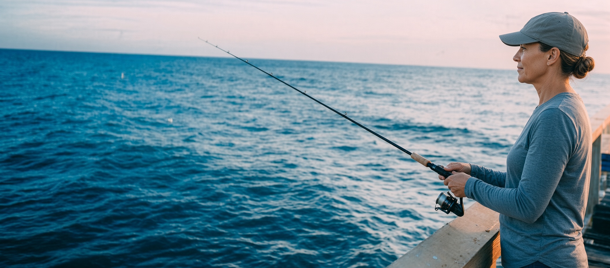 Pier fishing on Hilton Head Island
